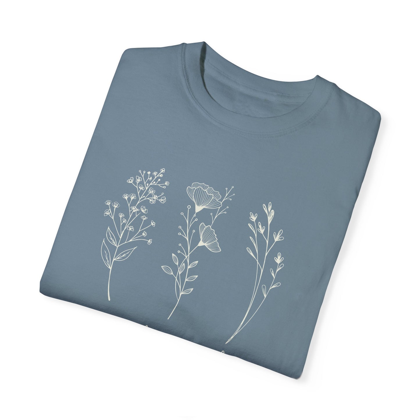 Expect Miracles with Flowers Short Sleeve T-Shirt