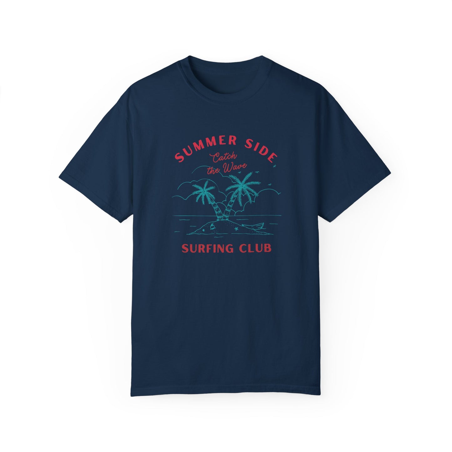 Surfing Club Beach Themed Comfort Colors Tee