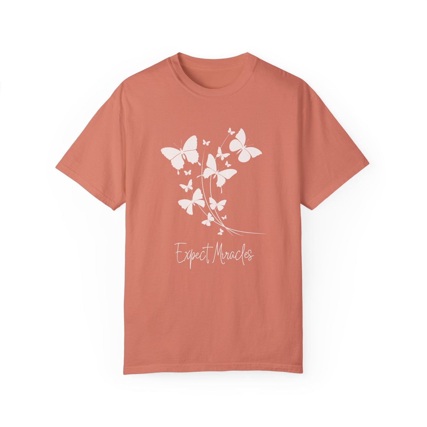 Expect Miracles with Butterflies Short Sleeve T-Shirt