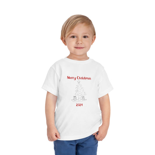 Personalized DIY Kids Short Sleeve Christmas Tee