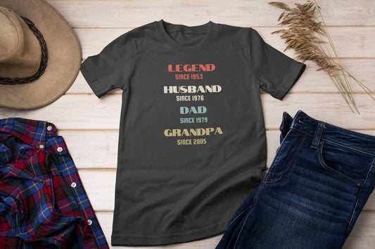 Personalized Legend Short Sleeve T-Shirt